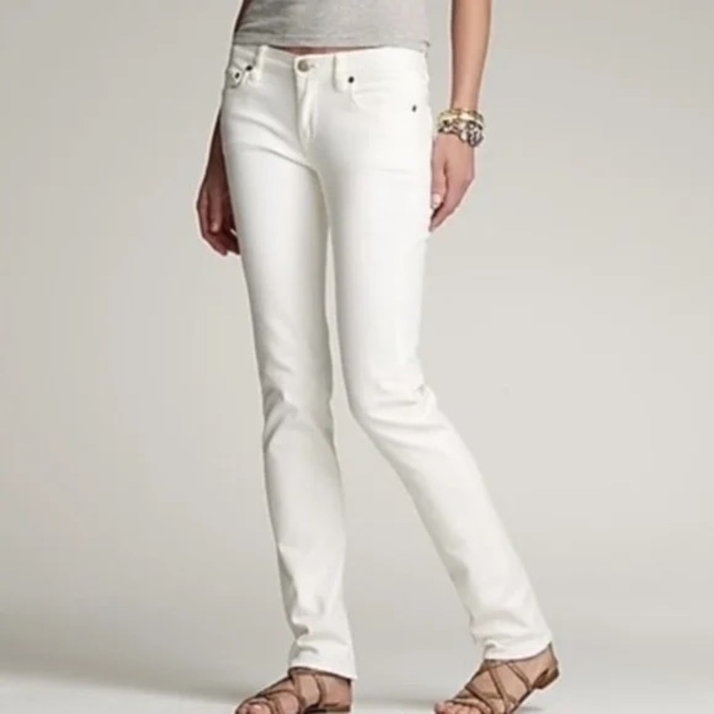 NWOT J.Crew White Matchstick Jeans, sz 30